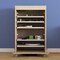 Flash Furniture Bright Beginnings Commercial Space Saving Wooden Mobile STEAM Wall Accessory Board Storage Cart, Locking Caster Wheels, Kid Friendly Design, Natural MK-ME06639-GG - alternate 3
